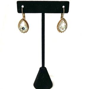 Swarovski Crystal Gold Earrings